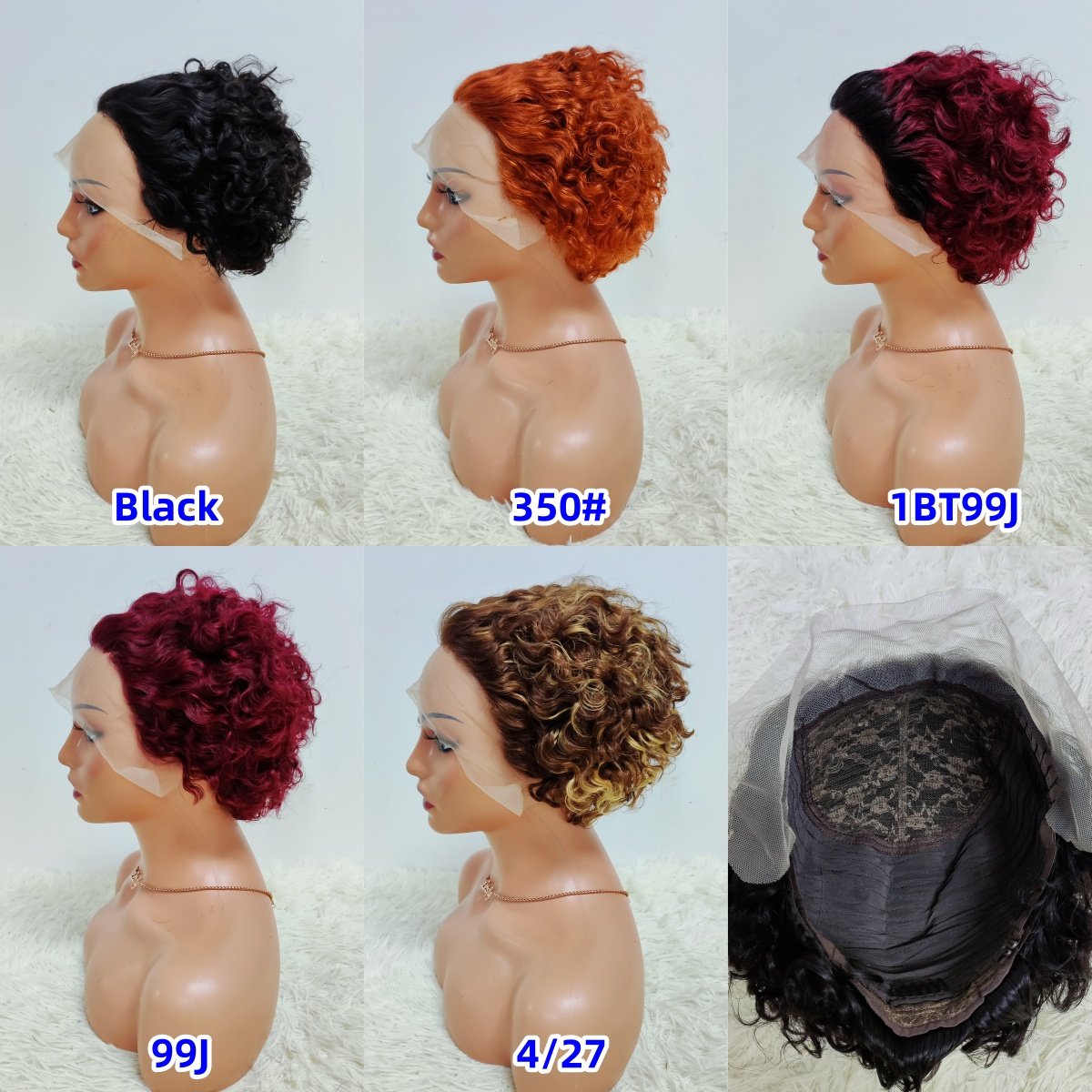Letsfly Pixie Cut Wigs On Sale $13.8 Short Curly 13x1 Lace Front Human Hair Wigs For Women Brazilian Bob Wig