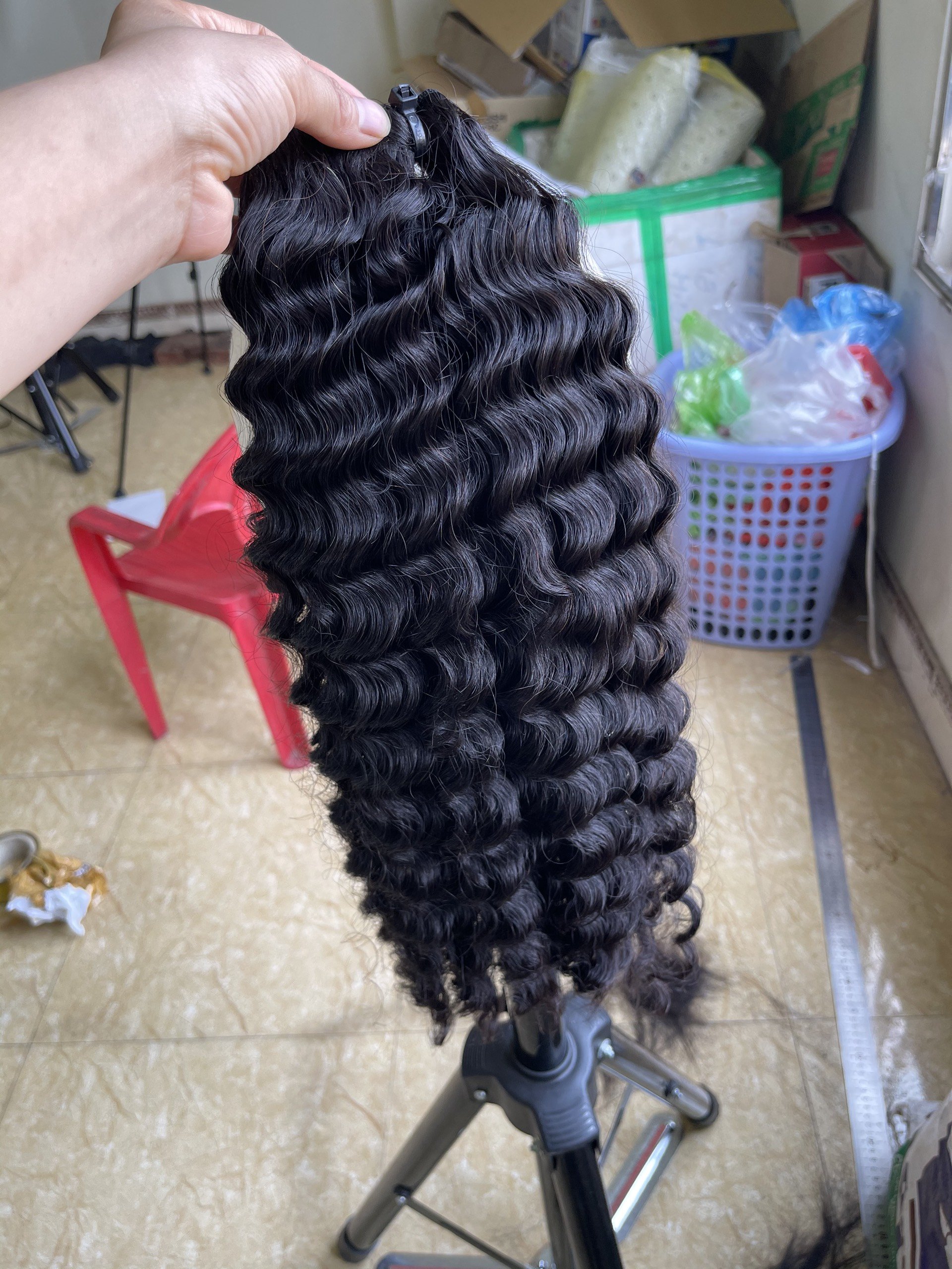raw hair Deep Wave Water Wave Burmese Curly Hair Kinky Curly Deep Curly Vietnamese 1 Donor Virgin Human Hair Bundles