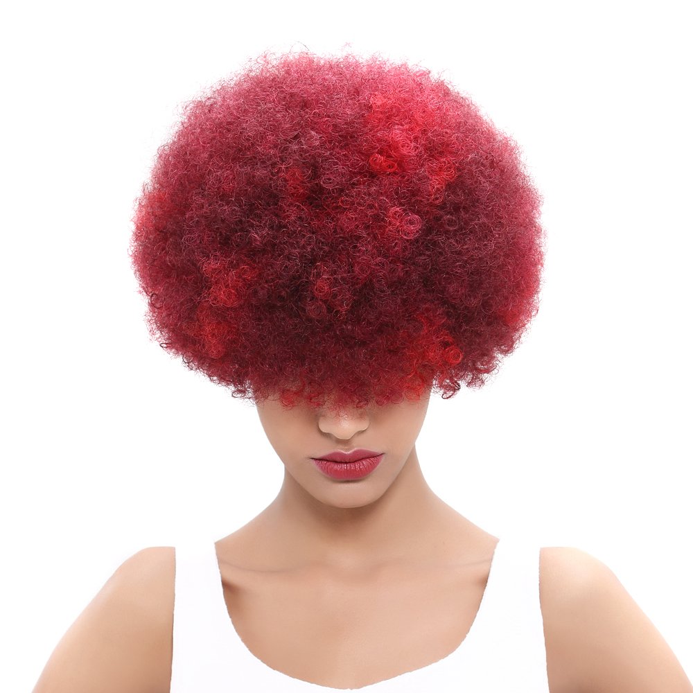 Brazilian human hair wig human hair female wig high quality noble 100% natural brazilian short afro kinky human hair wig