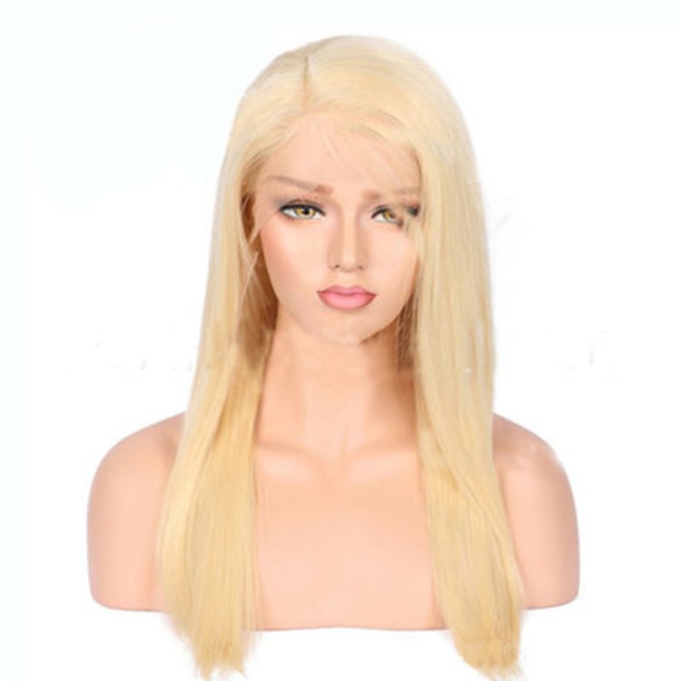 Lace Front Human Hair Wigs Straight Lace Front Wig Remy 13*4 Lace Wigs Brazilian Pre Plucked Honey Blonde Long Transparent