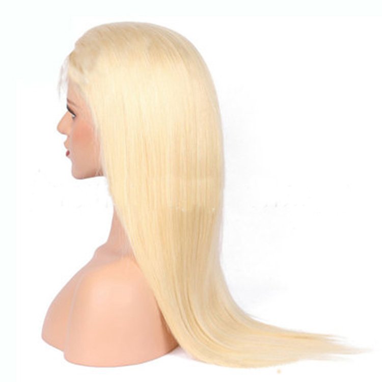 Lace Front Human Hair Wigs Straight Lace Front Wig Remy 13*4 Lace Wigs Brazilian Pre Plucked Honey Blonde Long Transparent