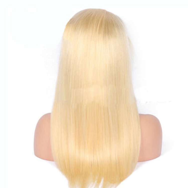 Lace Front Human Hair Wigs Straight Lace Front Wig Remy 13*4 Lace Wigs Brazilian Pre Plucked Honey Blonde Long Transparent