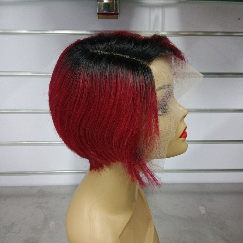 Human Hair Wig 13*4 Pixie Short Wigs