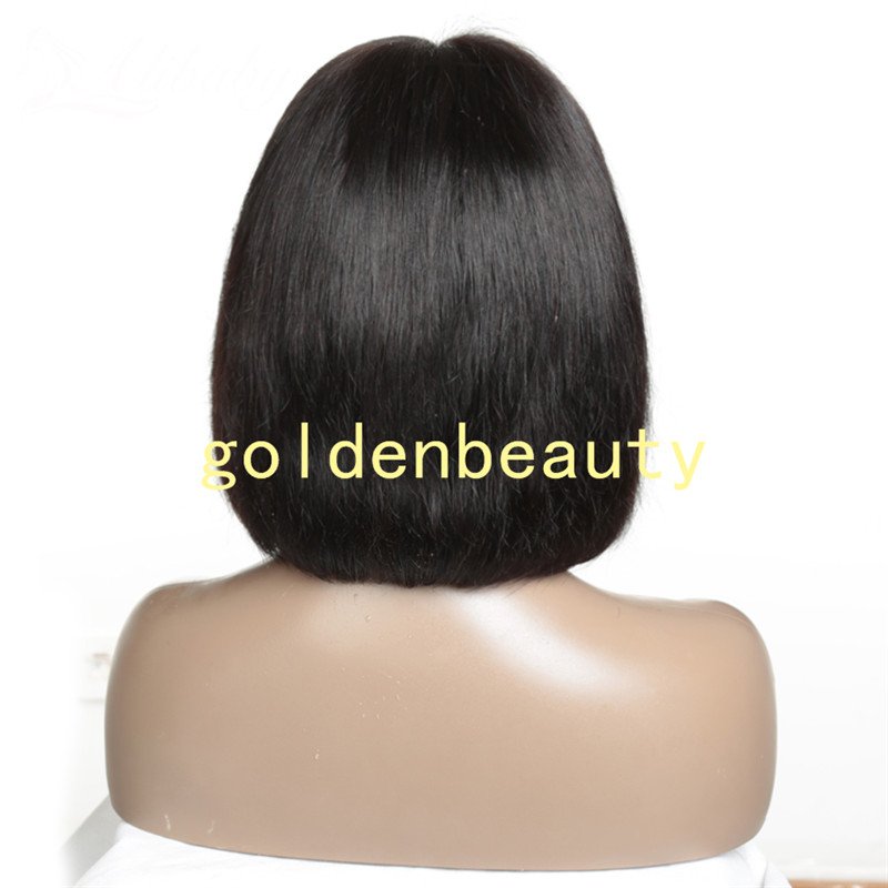 Bob Short Lace Front Wig Glueless For Black Women Lace Front Human Hair Wigs Straight Brazilian Hair
