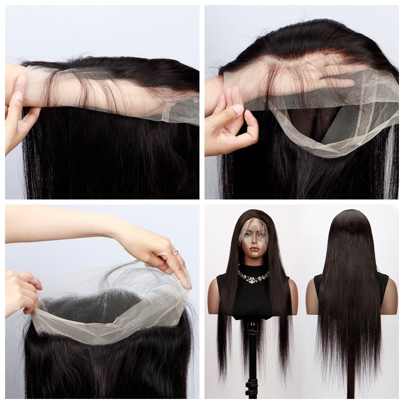 Hd Transparent Lace Frontal Wig Vendor Vietnamese Raw Human Hair Wigs 360 Full Lace Glueless Hd Lace Front Wigs For Black Women