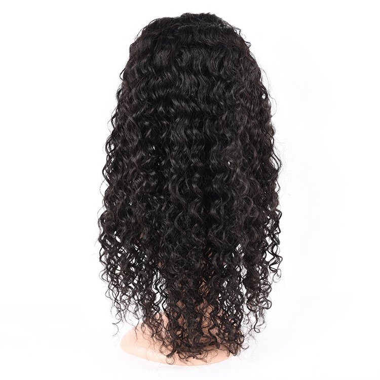STM 13x4 13x6 250 Density Lace Front Human Hair Wigs Glueless Pre Plucked Natural Color Water Wave Human Hair Lace Front Wig