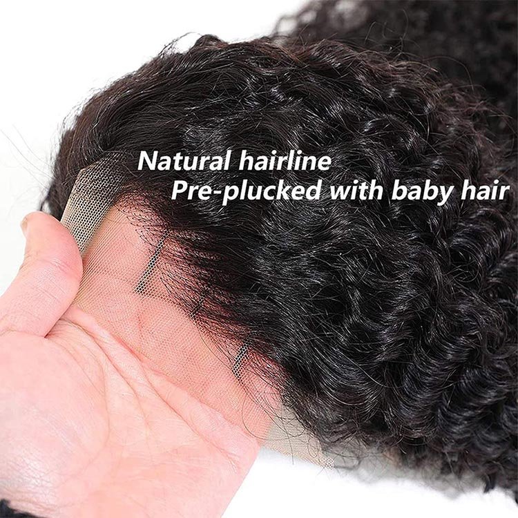 STM 13x4 13x6 250 Density Lace Front Human Hair Wigs Glueless Pre Plucked Natural Color Water Wave Human Hair Lace Front Wig