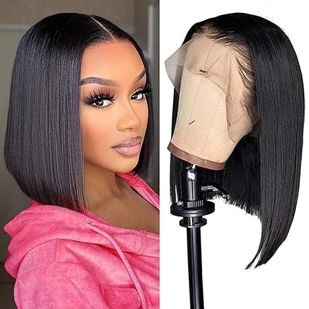 Best Price Human Hair Wig with Glueless Lace Frontal, Straight Curly Wave Texture Wigs with Multi Colors Black, Highlight, Ombre