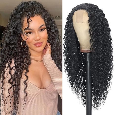 Best Price Human Hair Wig with Glueless Lace Frontal, Straight Curly Wave Texture Wigs with Multi Colors Black, Highlight, Ombre