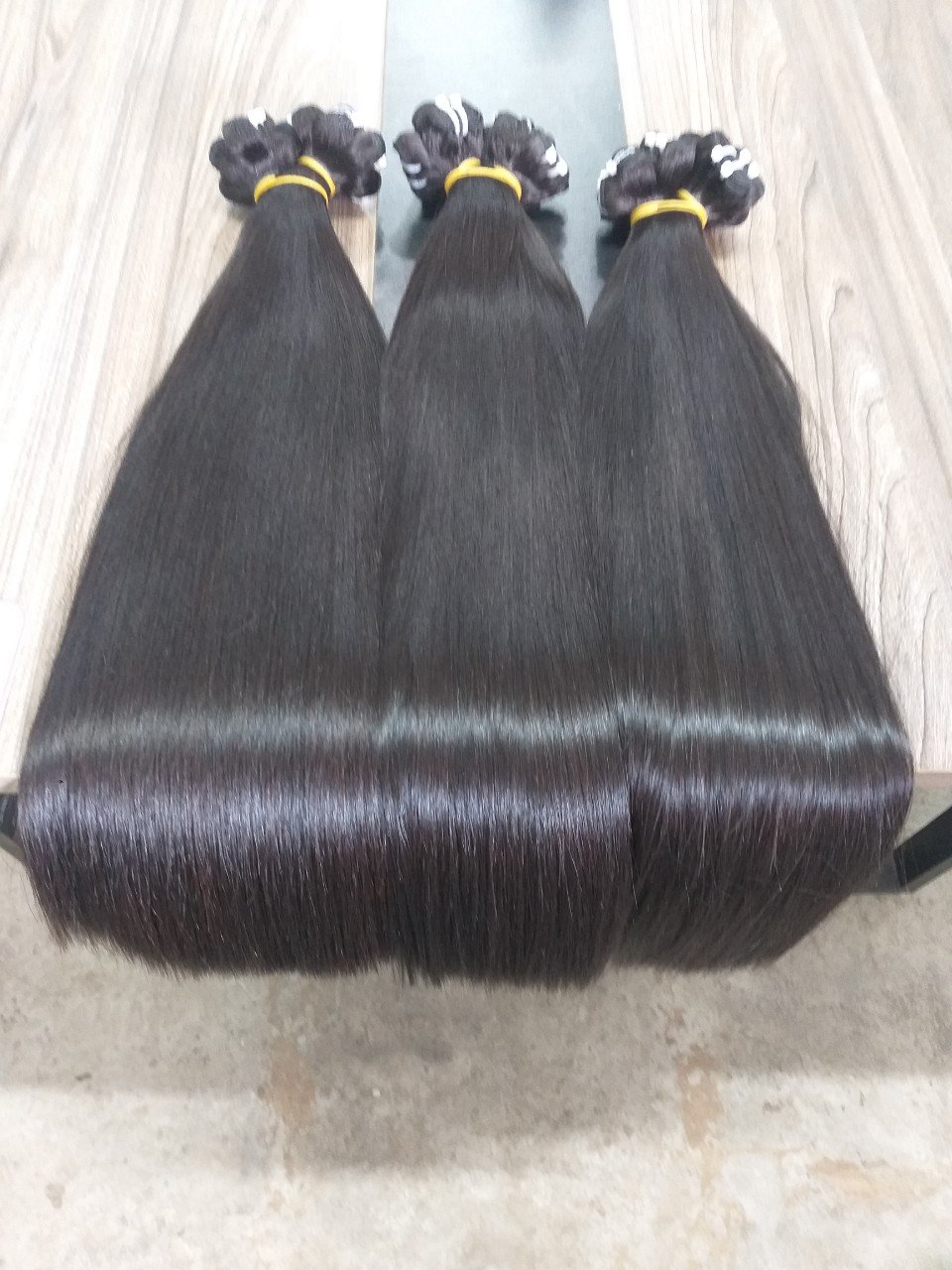 Cuticle Aligned Bundles Virgin Hair 1 donor for Wig & Human Hair Extension good for Bleaching Vietnamese Raw Natural Black