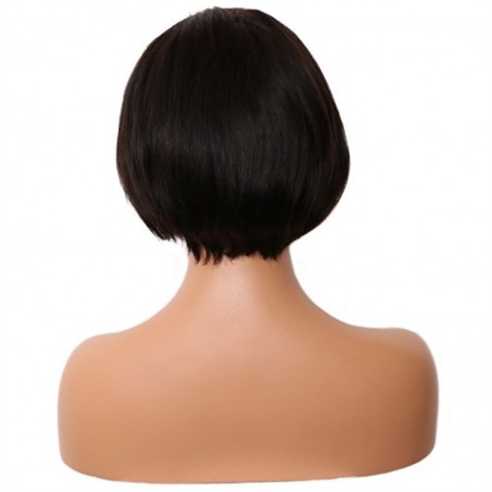 wholesale Wholesale Off Black Short Bob Wig Full Lace Wig Virgin Hair Straight BOB Human Hair Wig