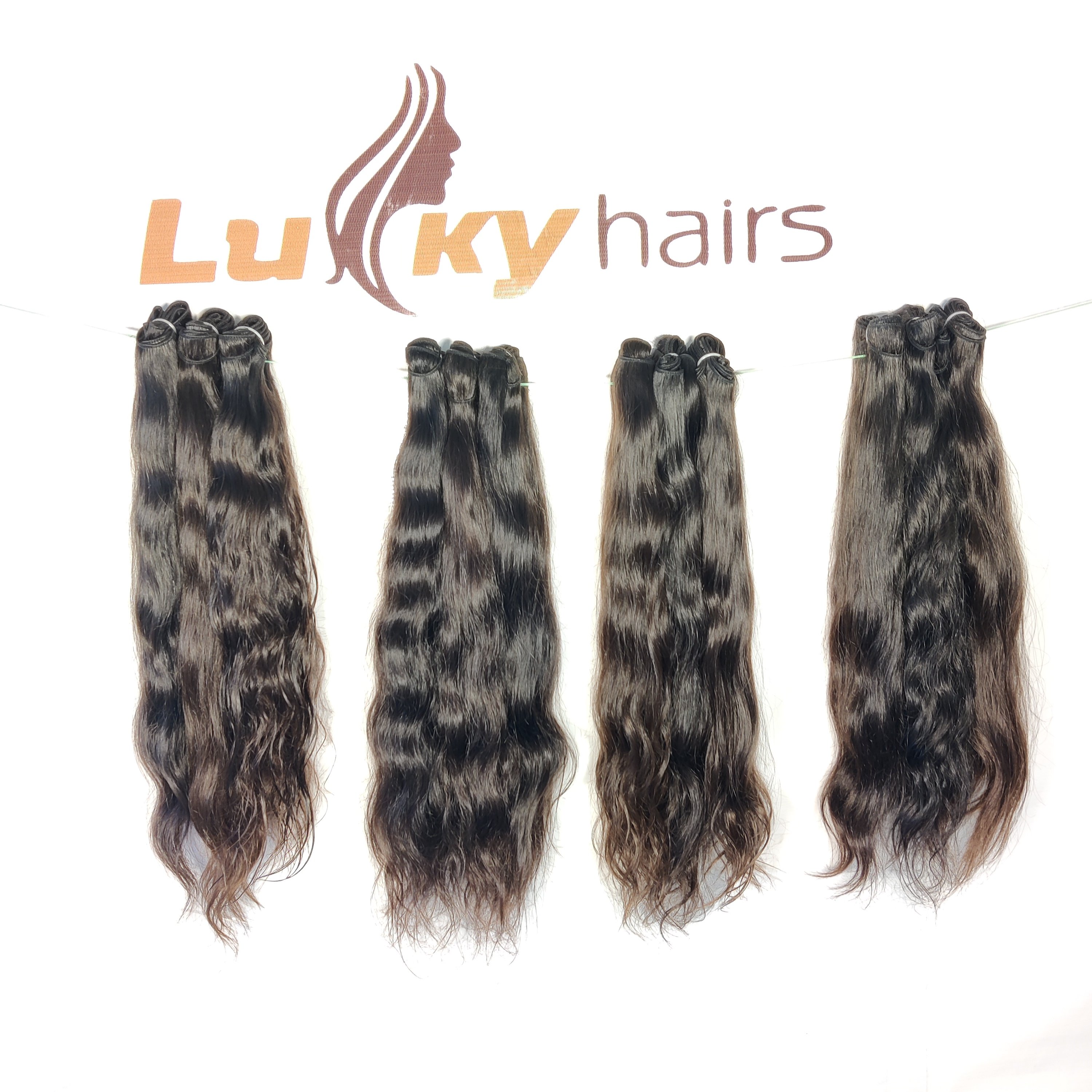 Manufactures cheap Indian temple virgin chemical processing none wholesale natural color hair black women bundle human hair