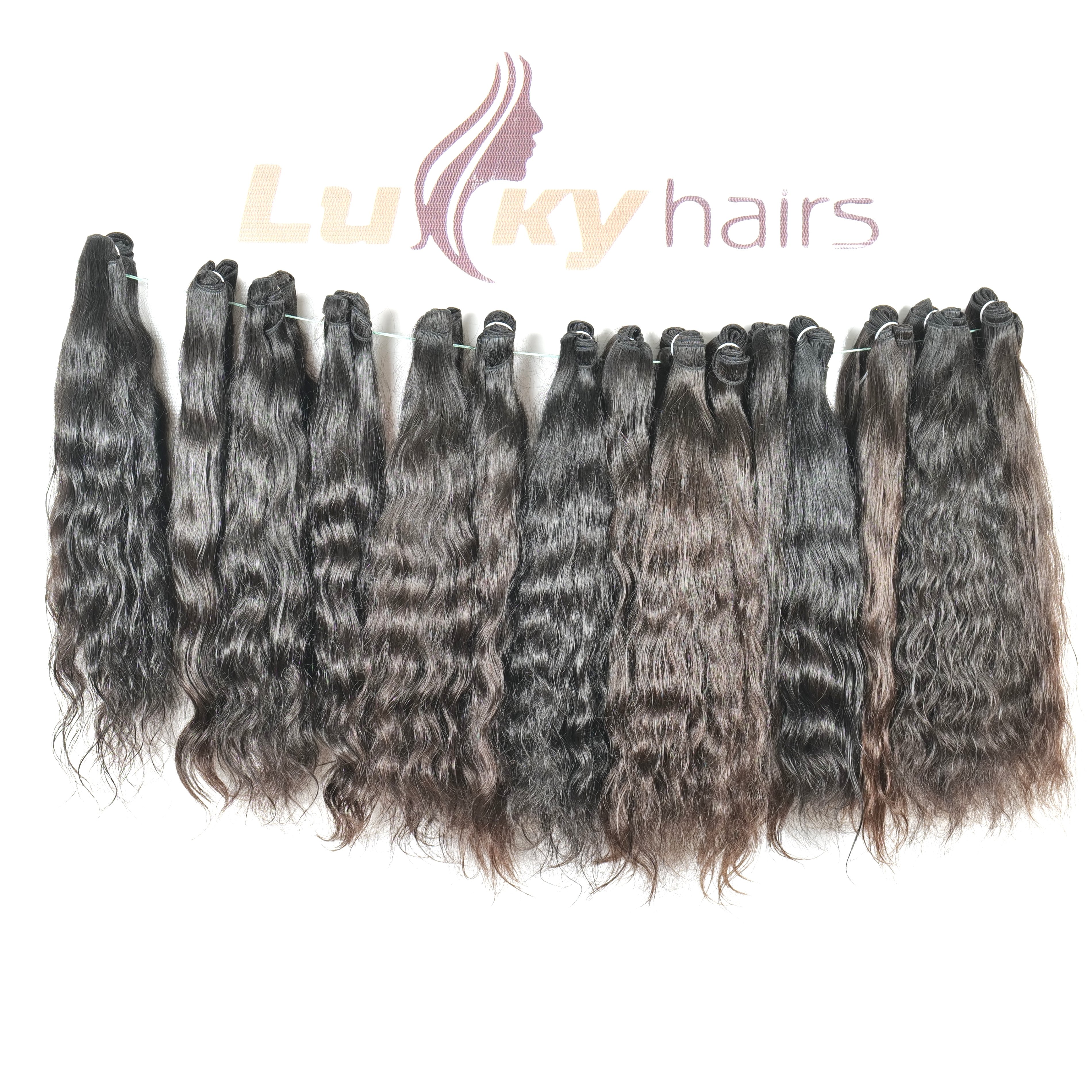 Manufactures cheap Indian temple virgin chemical processing none wholesale natural color hair black women bundle human hair