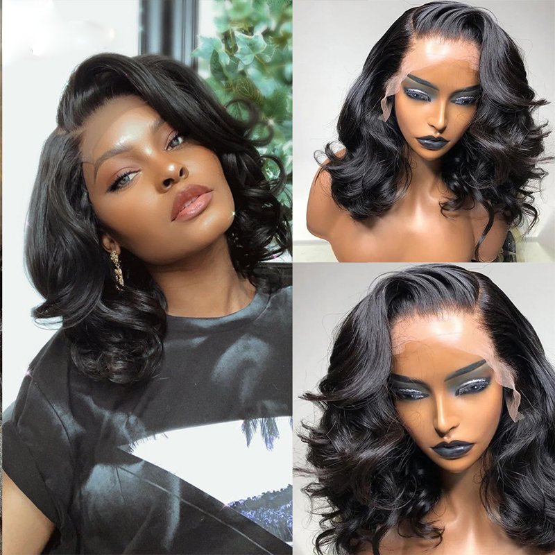 Cheap Wholesale Brazilian Straight 360 Full Lace Front Human Hair Wigs For Black Women Natural HD Transparent Lace Frontal Wigs