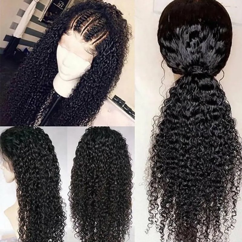 Cheap Wholesale Brazilian Straight 360 Full Lace Front Human Hair Wigs For Black Women Natural HD Transparent Lace Frontal Wigs