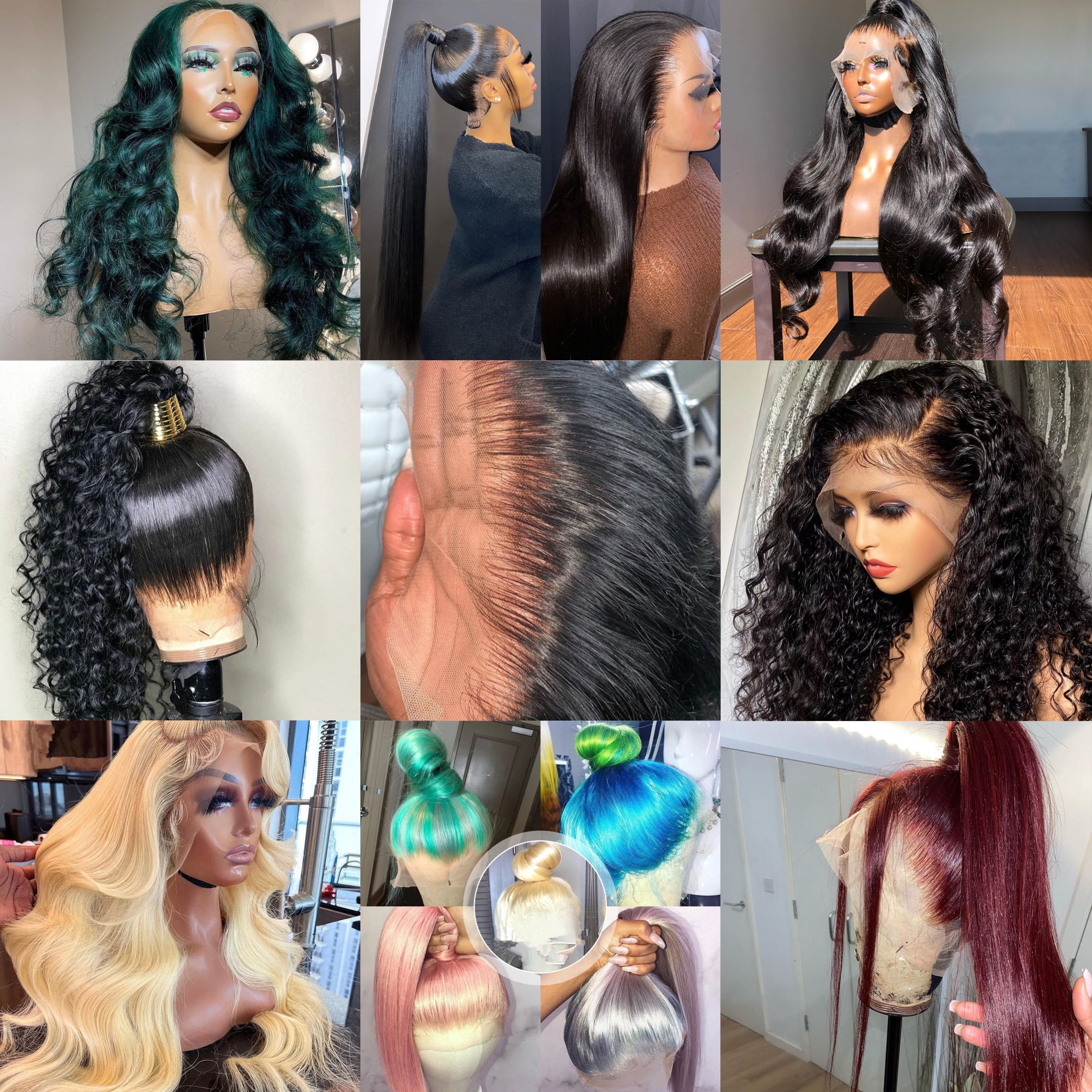 Rose Pink Straight Wig 13x4 HD Lace Front Wig Glueless Straight Human Hair Wigs 180% Density Hair