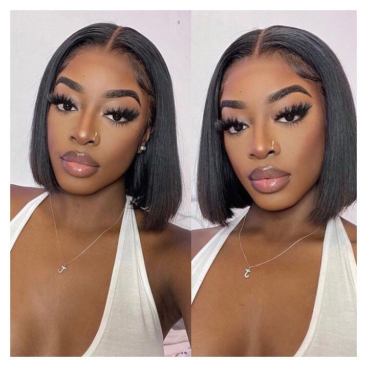 Top Grade Lace Wavy Cheap Short Bob Wig,10-16 Inch Brazilian Hair Lace Front Wig,Virgin Remy 100%Unprocessed Real Human Hair Wig