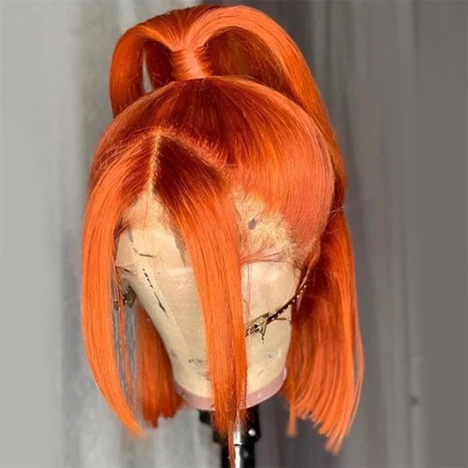 Factory Customized Bob Wig Color 1b Brazilian Hair Lace Frontal Virgin Human Hair Wig,Short Color Wigs For Women