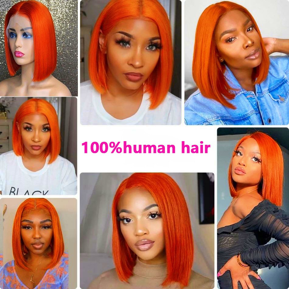 Factory Customized Bob Wig Color 1b Brazilian Hair Lace Frontal Virgin Human Hair Wig,Short Color Wigs For Women