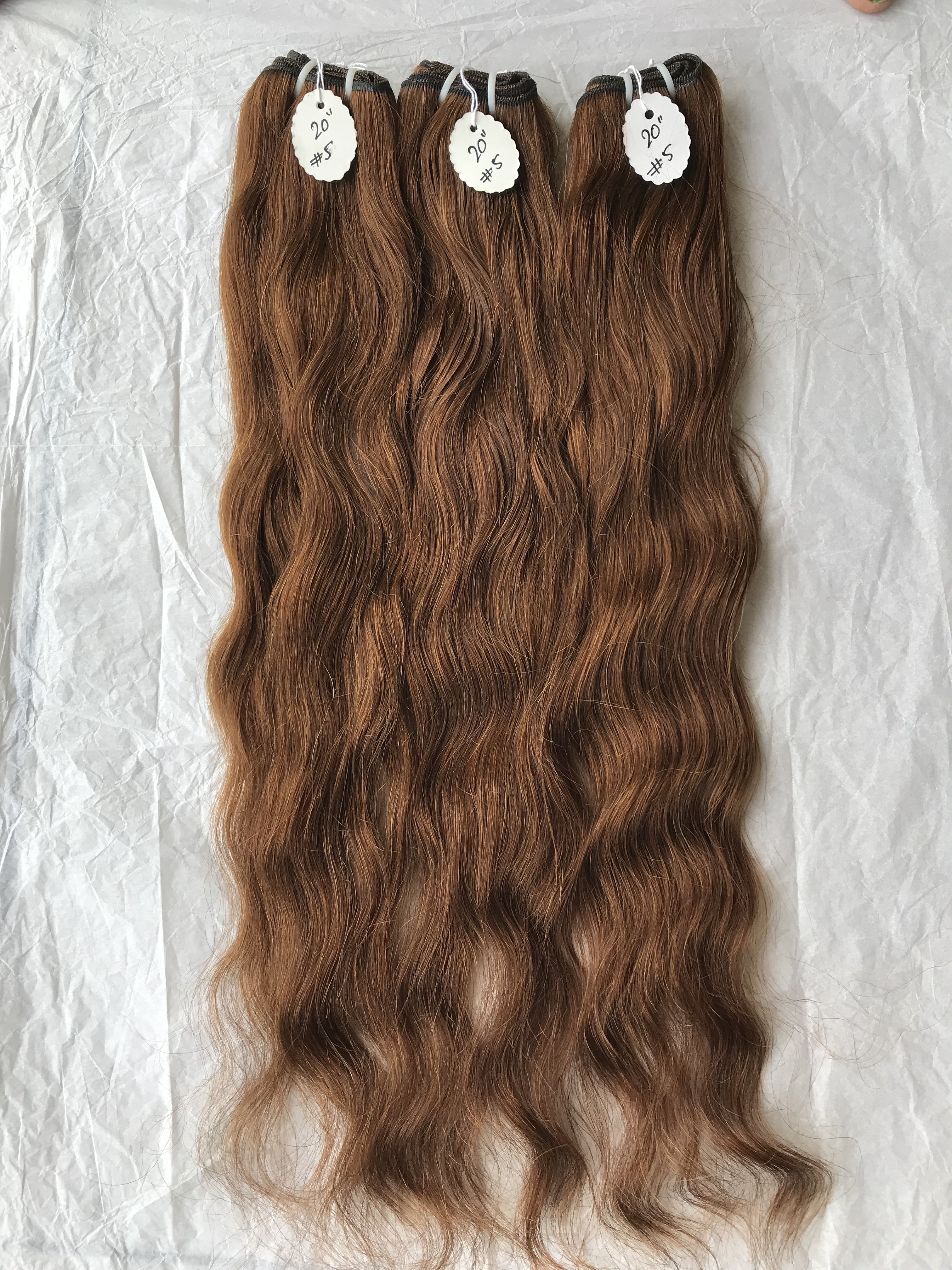 Raw Cambodian Cuticle Aligned Colour No #5 Loose Wave Unprocessed Super Wholesale Price Raw Temple Human Hair Extensions Vendors
