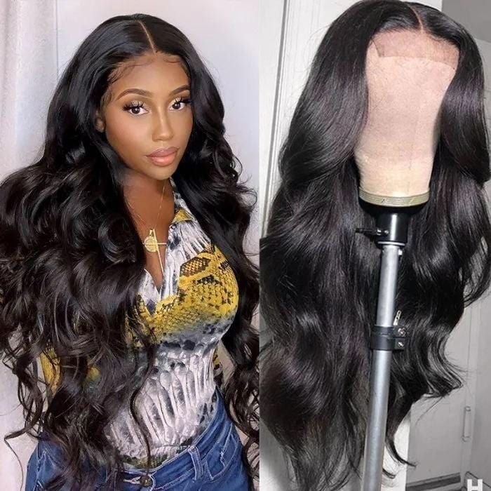 HD Transparent Deep Wave Frontal Wig 13x4/13x6 Curly Lace Front Human Hair Wigs For Women Wet And Wavy Water Closure Wig