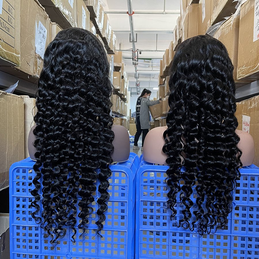 Wholesale Brazilian Virgin Hair Transparent HD Lace Front Wig Colored Human Hair HD Brazilian Full Lace Frontal Wigs