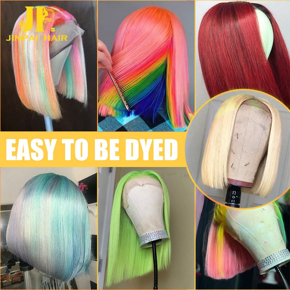 human hair wigs ready to ship virgin brazilian hair weave hd lace front wig pixie cut bob human hair wig with frontal vendor