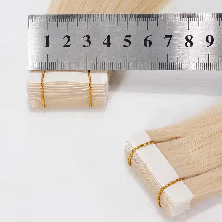 Wholesale Double Drawn 100% Remy Human Hair Tape Hair Extension Invisible Double Sided Tape In Hair