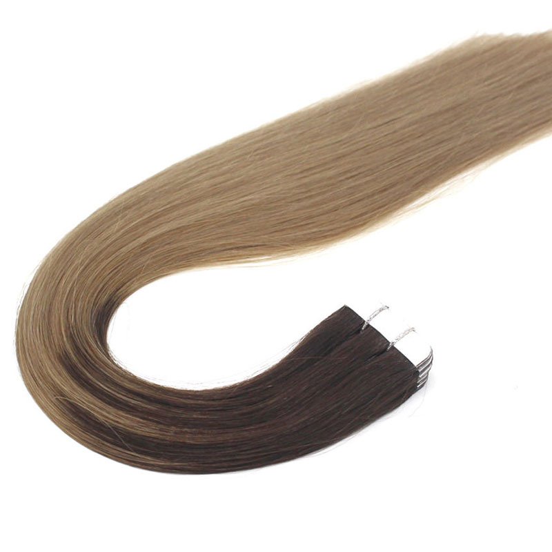 Wholesale Double Drawn 100% Remy Human Hair Tape Hair Extension Invisible Double Sided Tape In Hair