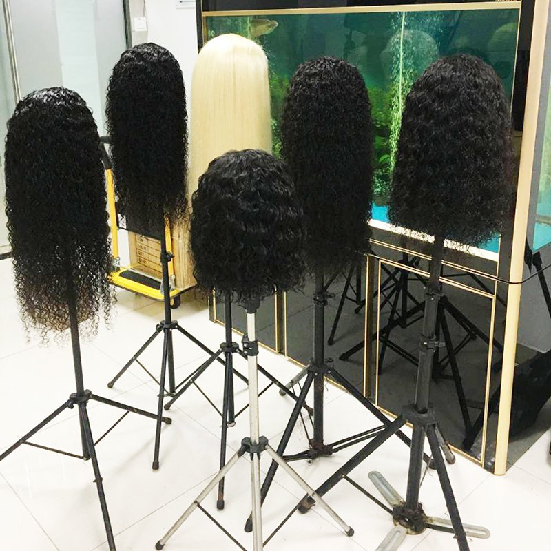 High quality virgin hair 1b/613# full lace wig human hair wholesale blonde curly human hair wigs Hot Selling