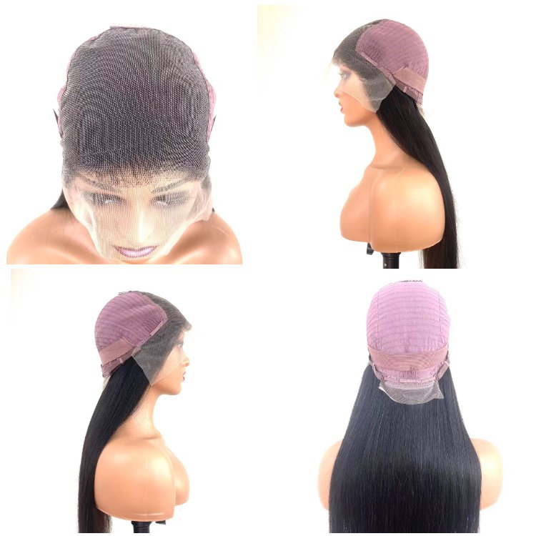 Factory wholesale 350 Orange Ginger Colored 250% Density 13x6 Lace Human Hair Wigs For Women