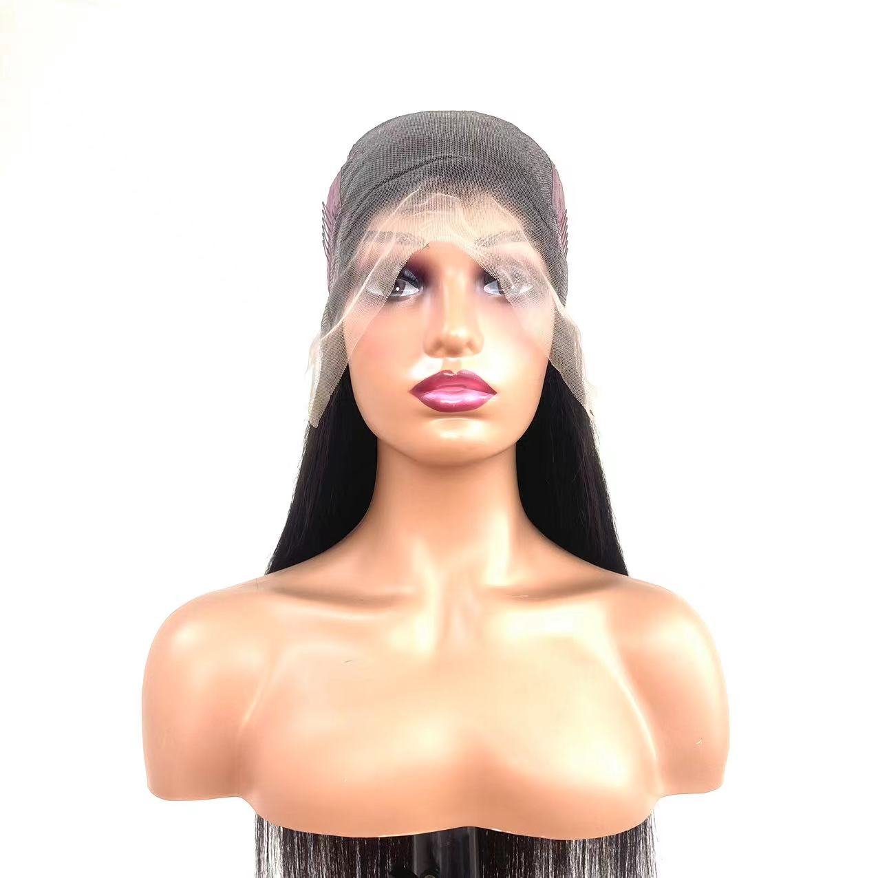 Factory wholesale 350 Orange Ginger Colored 250% Density 13x6 Lace Human Hair Wigs For Women