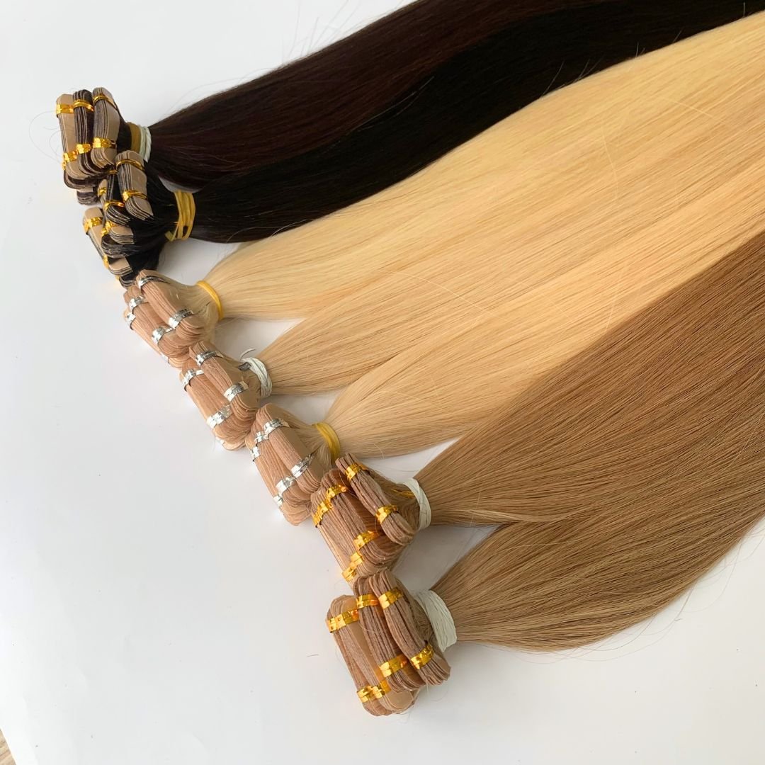 Tape In Hair Extension Vietnamese Raw Virgin Karetin Hair Extensions Remy 100% Natural Human Hair Extensions
