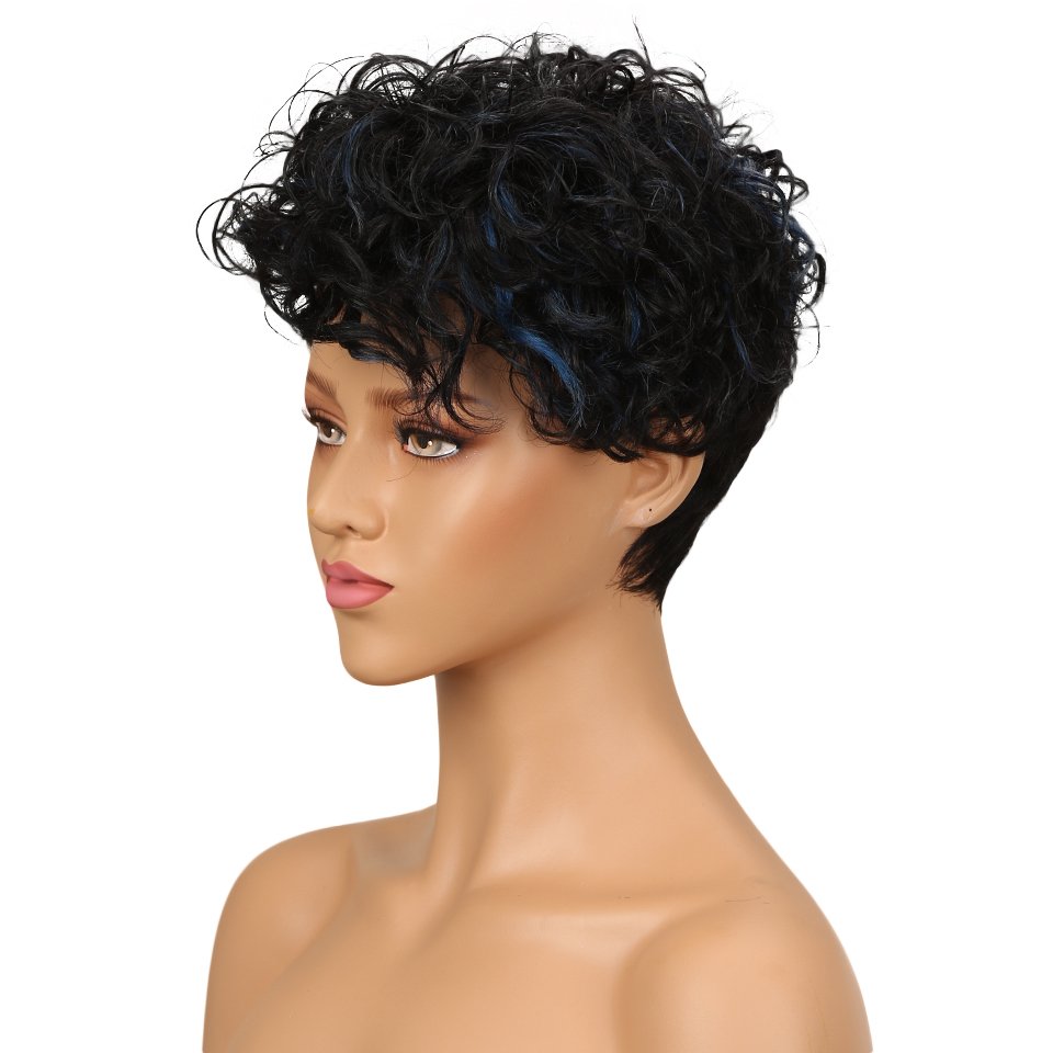 Human hair wigs blonde wig for men