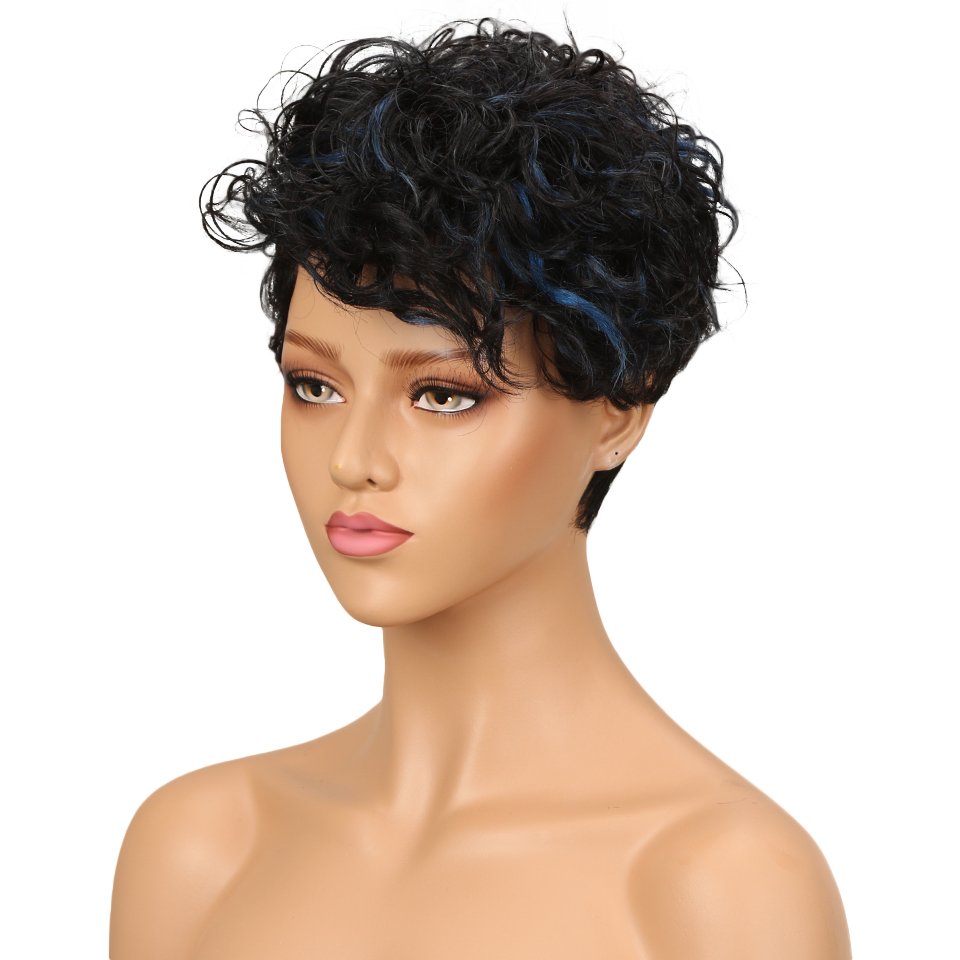 Human hair wigs blonde wig for men