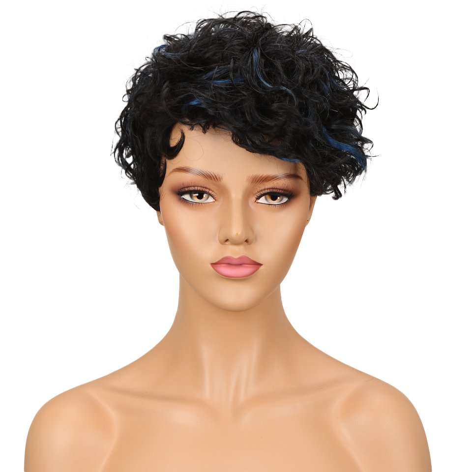 Human hair wigs blonde wig for men