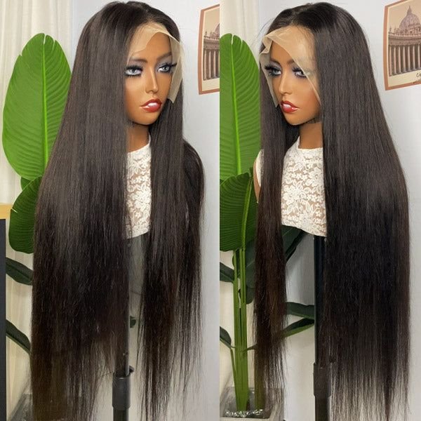 Wholesale Glueless Lace Front Wigs Straight Human Hair Wigs 30 Inch 13x4 Lace Frontal Wigs 180% Density