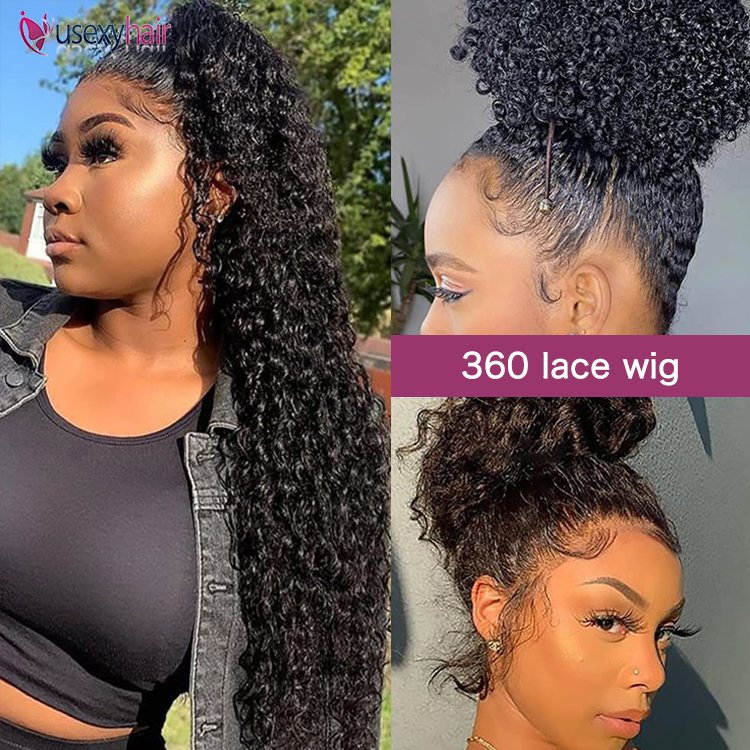 Unprocessed Brazilian Human Hair Full Lace Wig Vendors Water Wave Virgin Cuticle Aligned Full Swiss Lace 100% Human Hair Wig