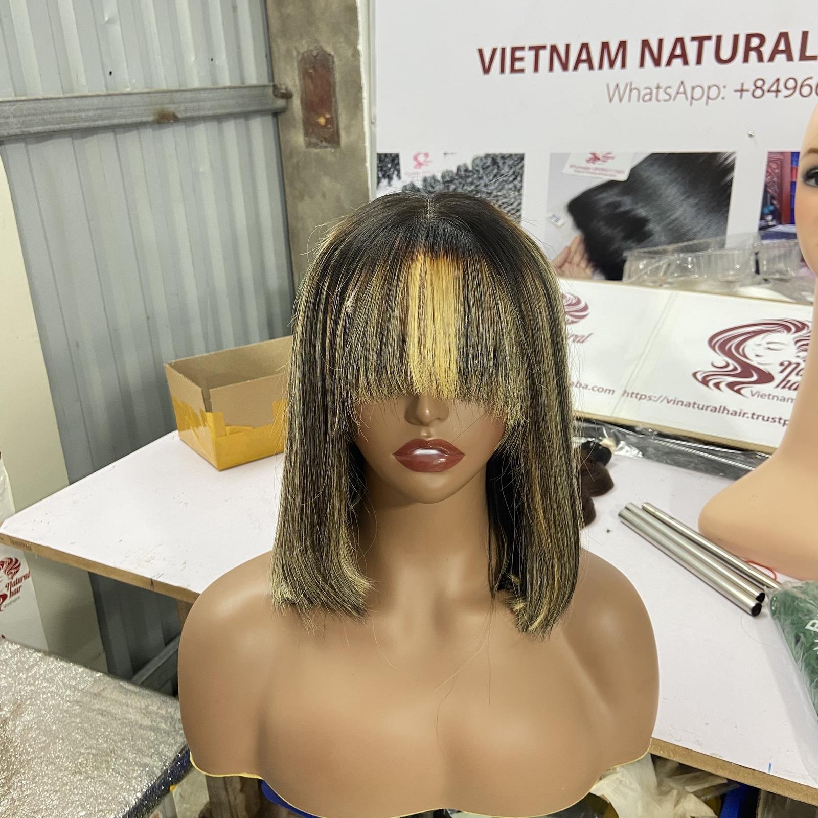 Mix Color Hair Full Lace Wig Virgin Vietnamese Human Hair Wigs 360 Full Lace Glueless Hd Lace Front Wigs For Black Women