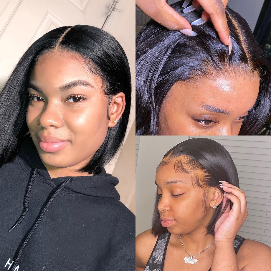Wholesale Brazilian Cuticle Aligned Natural Pixie Cut Short Lace Front Full Lace Human Hair Wigs For Black Women