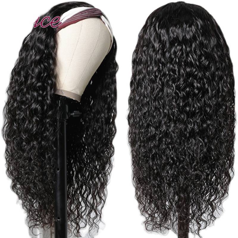 Alice Water Wave Human Hair Wig Headband Wig for Black Women