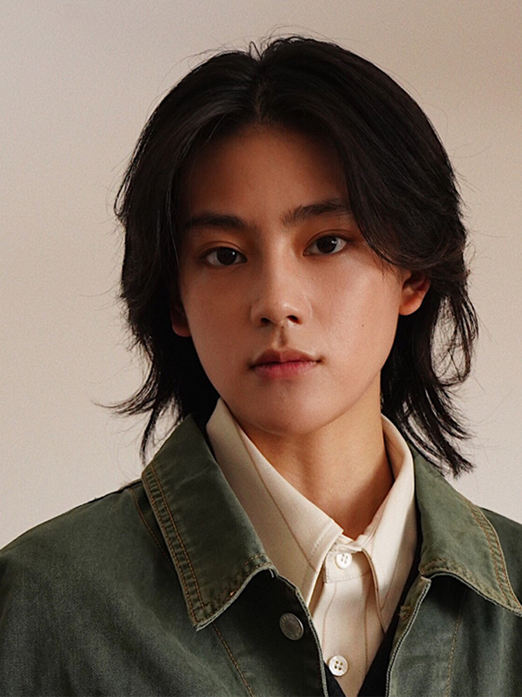 Wolf tail wig Men's short hair net red catfish head Korean version of handsome short straight hair personality, fashion natural simulation full set