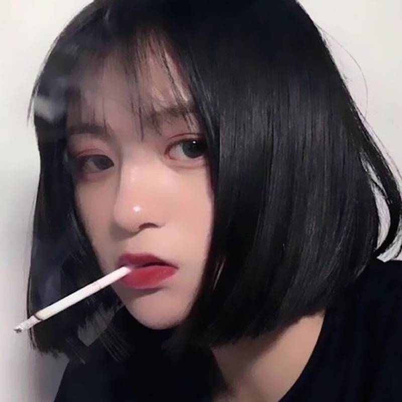 Korean version of the wig female short straight hair air bangs wig naturally realistic bobo head buckle mechanism full set
