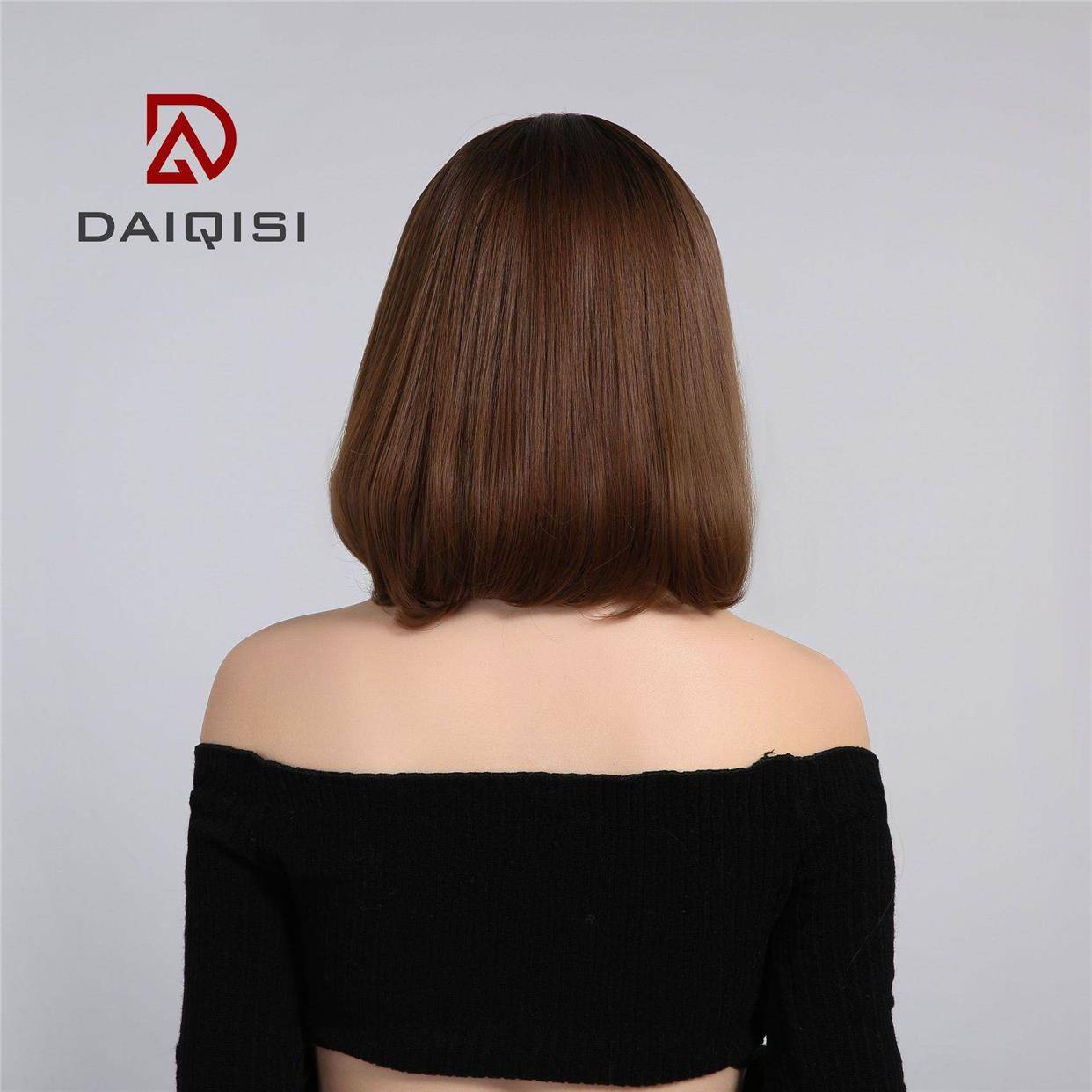 Ou Shuo's short hair female short hair fluffy natural buckle shawl curly curls in the whole wigs and no bangs