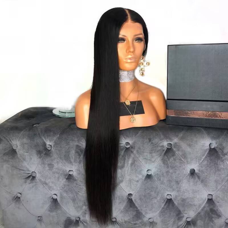 European, American Africa, bangs, bangs, long hair, straight hair temperament, face, full head, black 1 -meter hairstyle