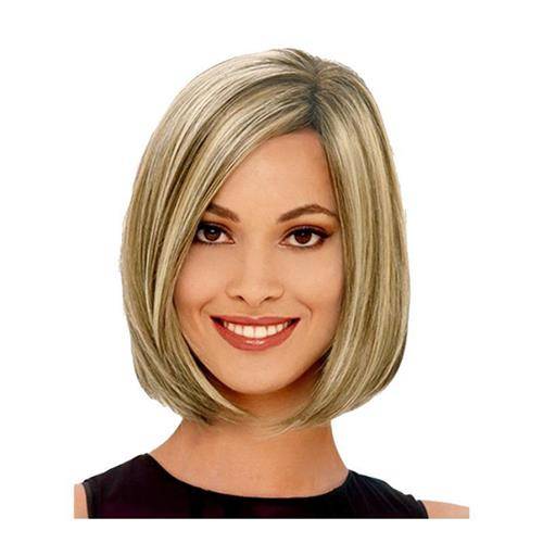 Speedfield European and American hot selling Ruili golden wave head female short hair wig Women's short straight hair wig