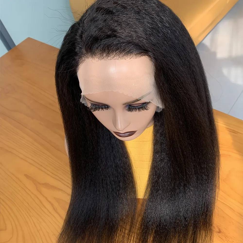 European and American cross -border LACE CLOSURE WIGS CURLY 100% Human Hair 13*4