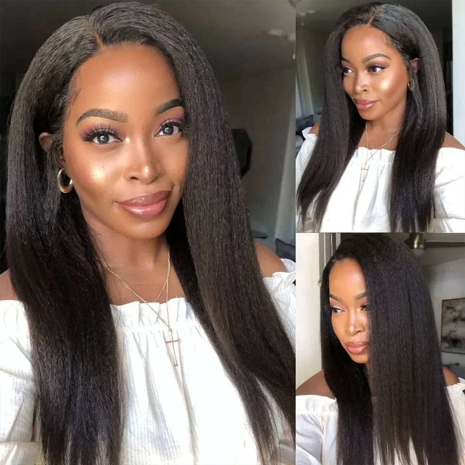European and American cross -border LACE CLOSURE WIGS CURLY 100% Human Hair 13*4