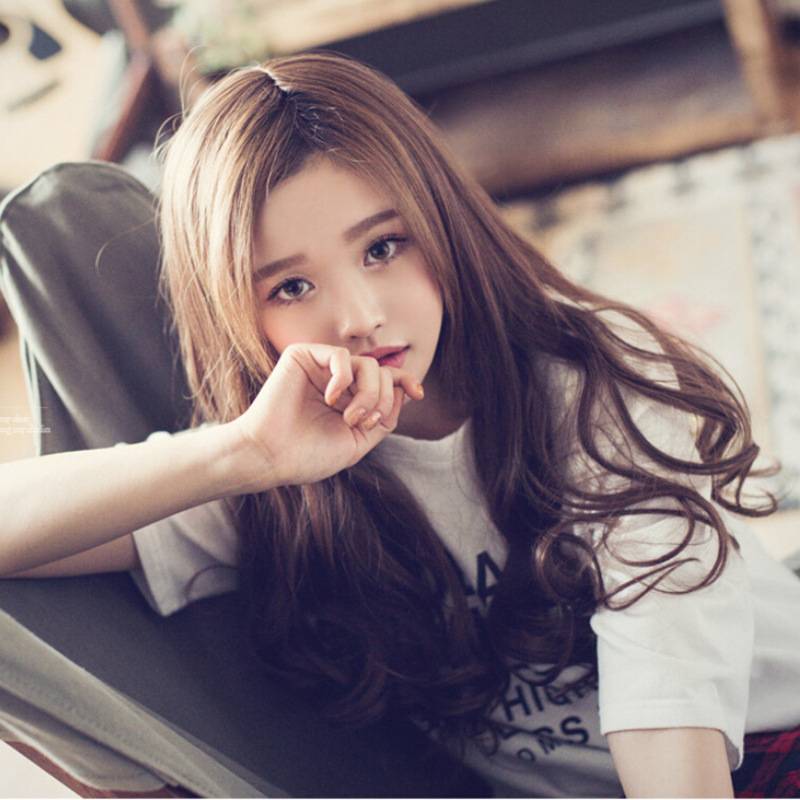 Manufacturer Cross -border doll wiggack ladies, European and American long curly hair lolita Korea