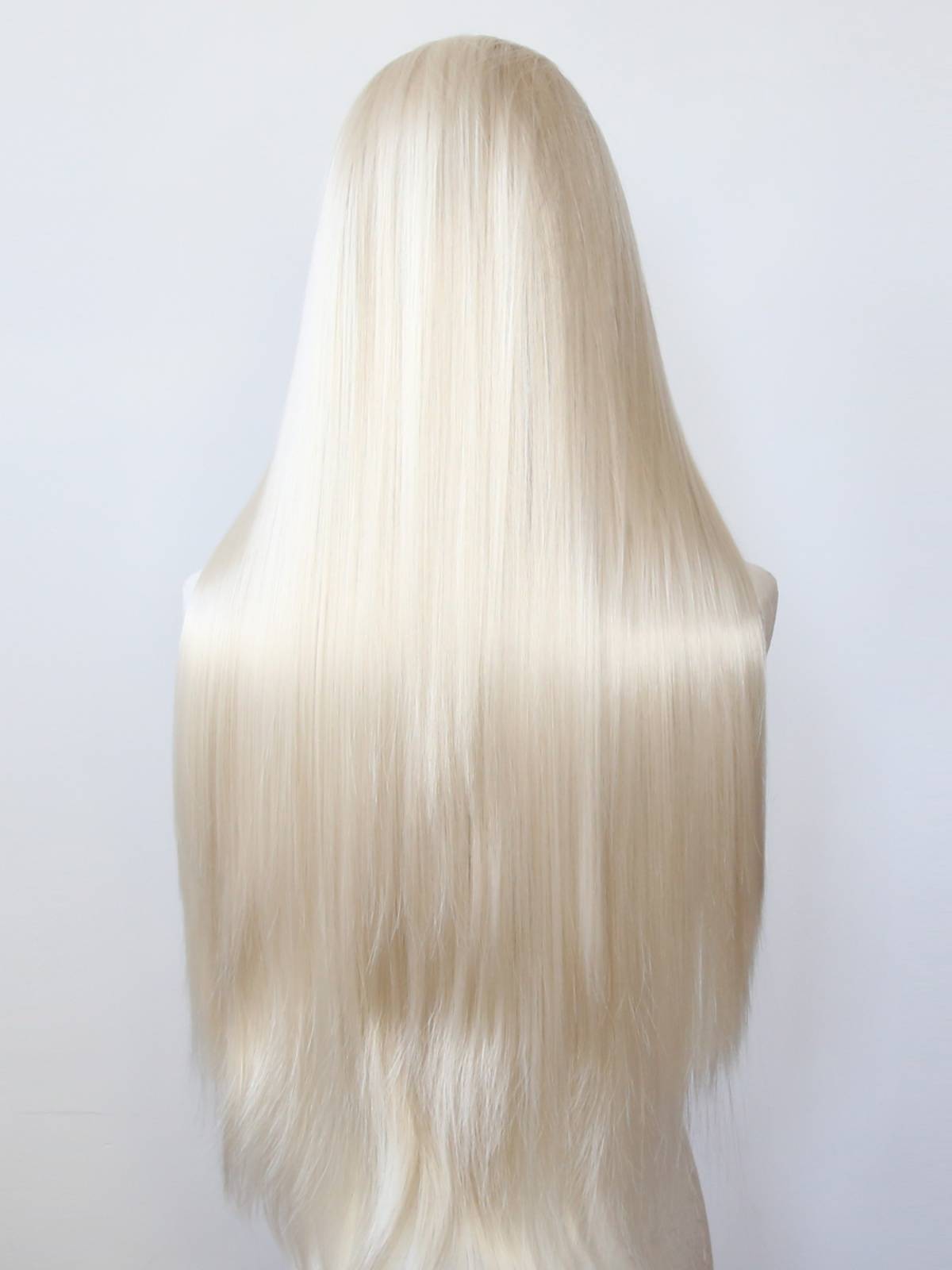 Brown gradient light golden front lace chemical fiber high -temperature silk wig Nature European and American style full wig